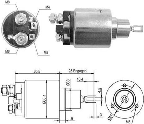 MAGNETI MARELLI Ievilcējrelejs, Starteris 940113050362